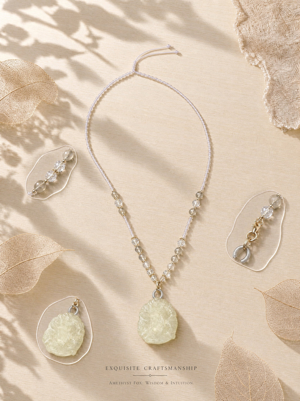 Citrine Foxlight Necklace