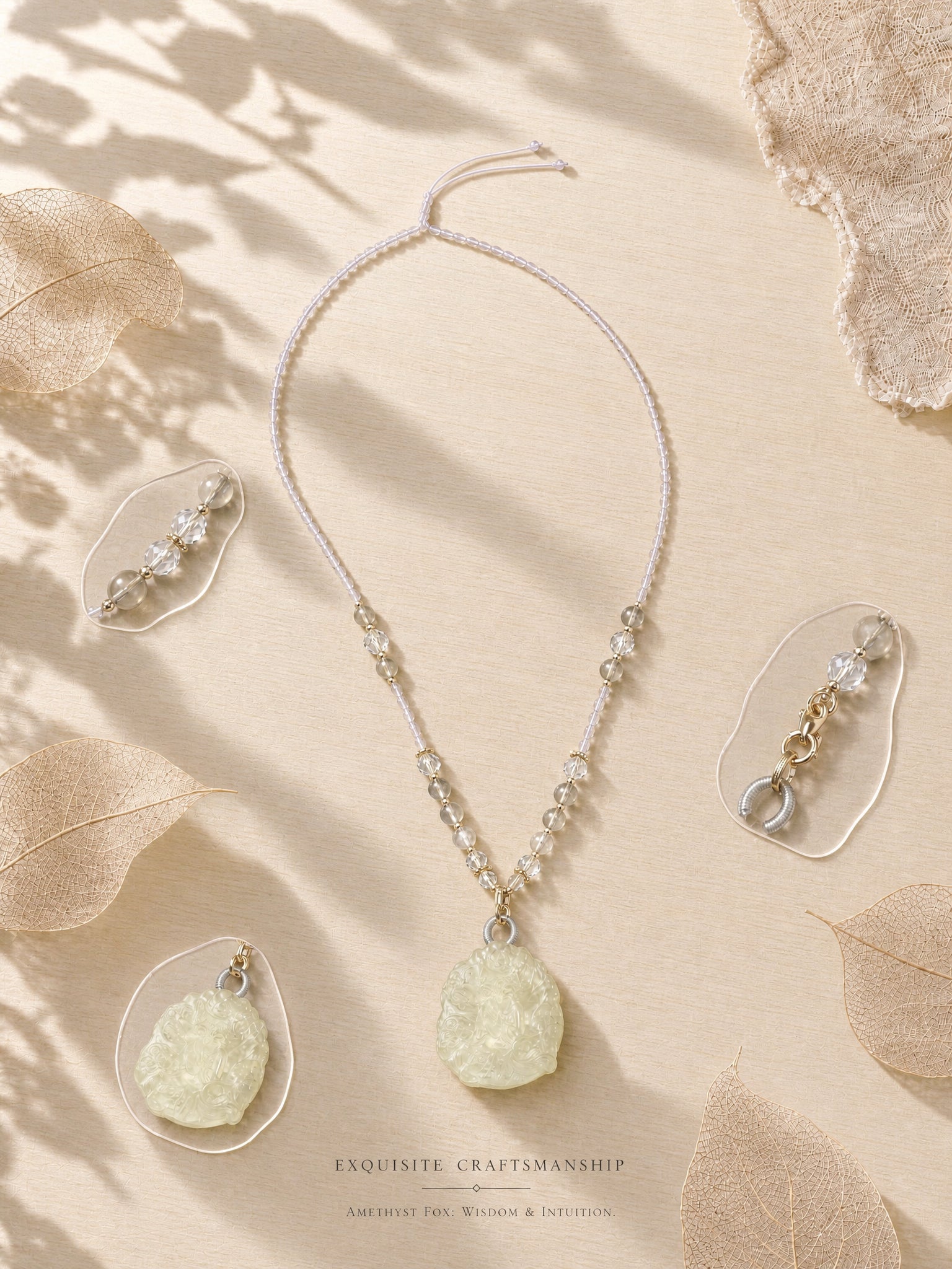 Citrine Foxlight Necklace
