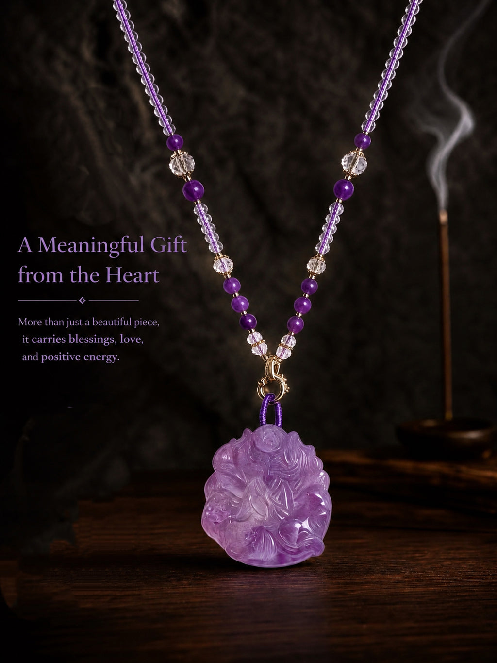 Amethyst Foxlight Necklace
