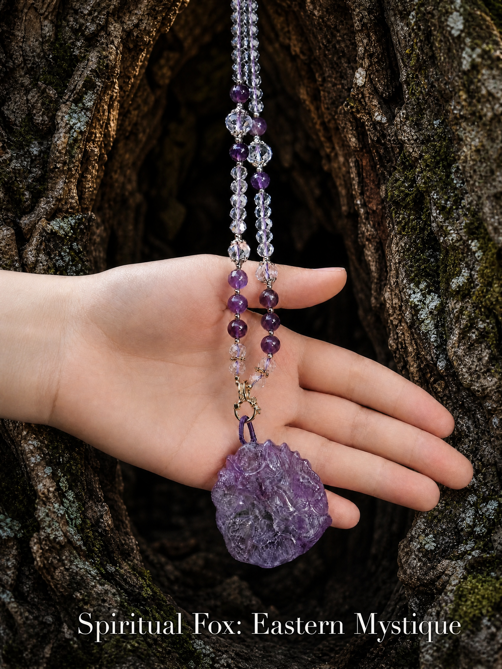 Amethyst Foxlight Necklace