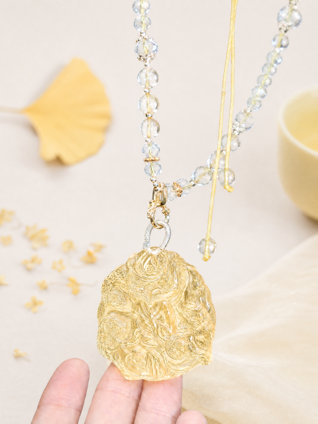 Citrine Foxlight Necklace