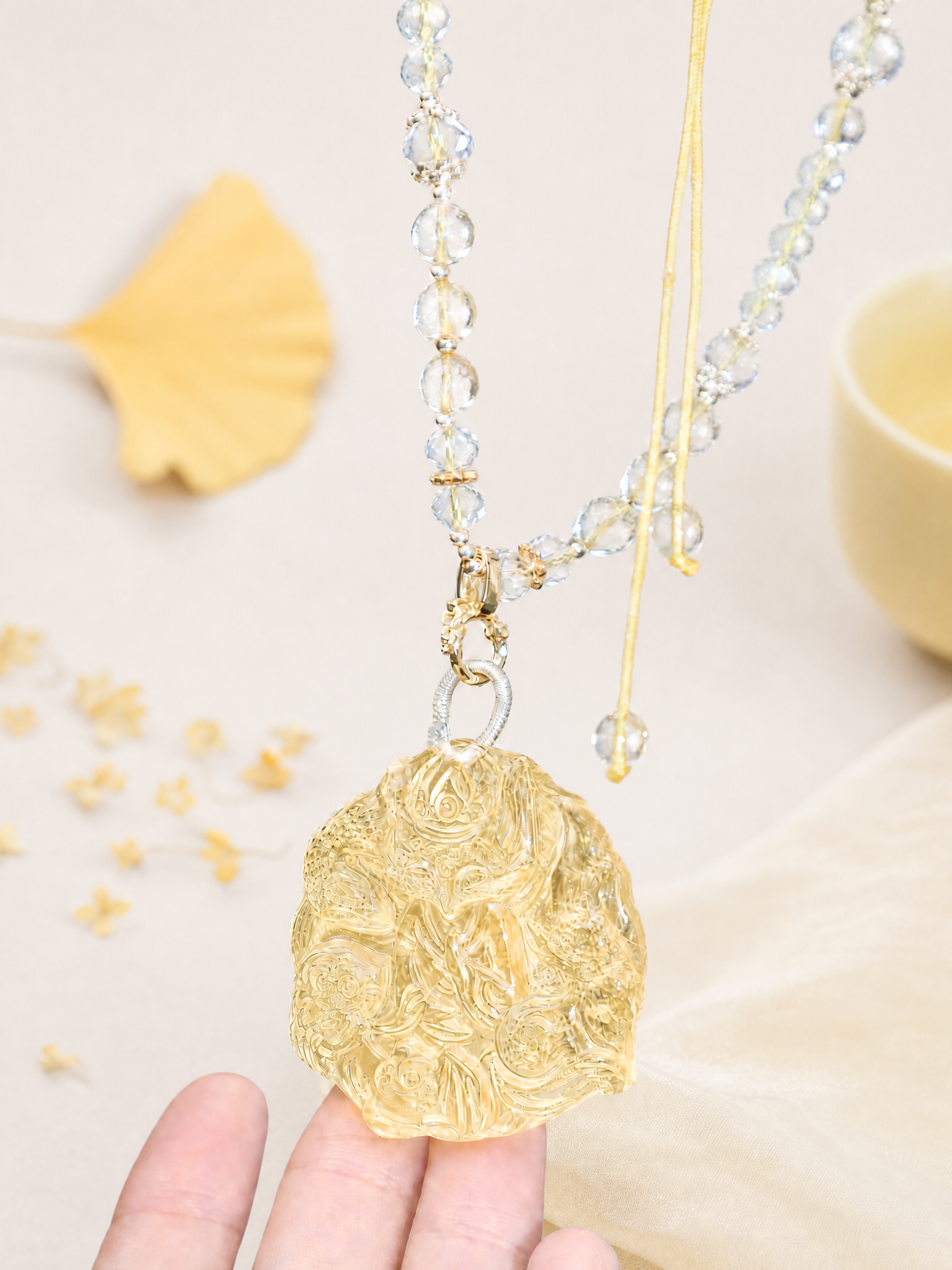 Citrine Foxlight Necklace