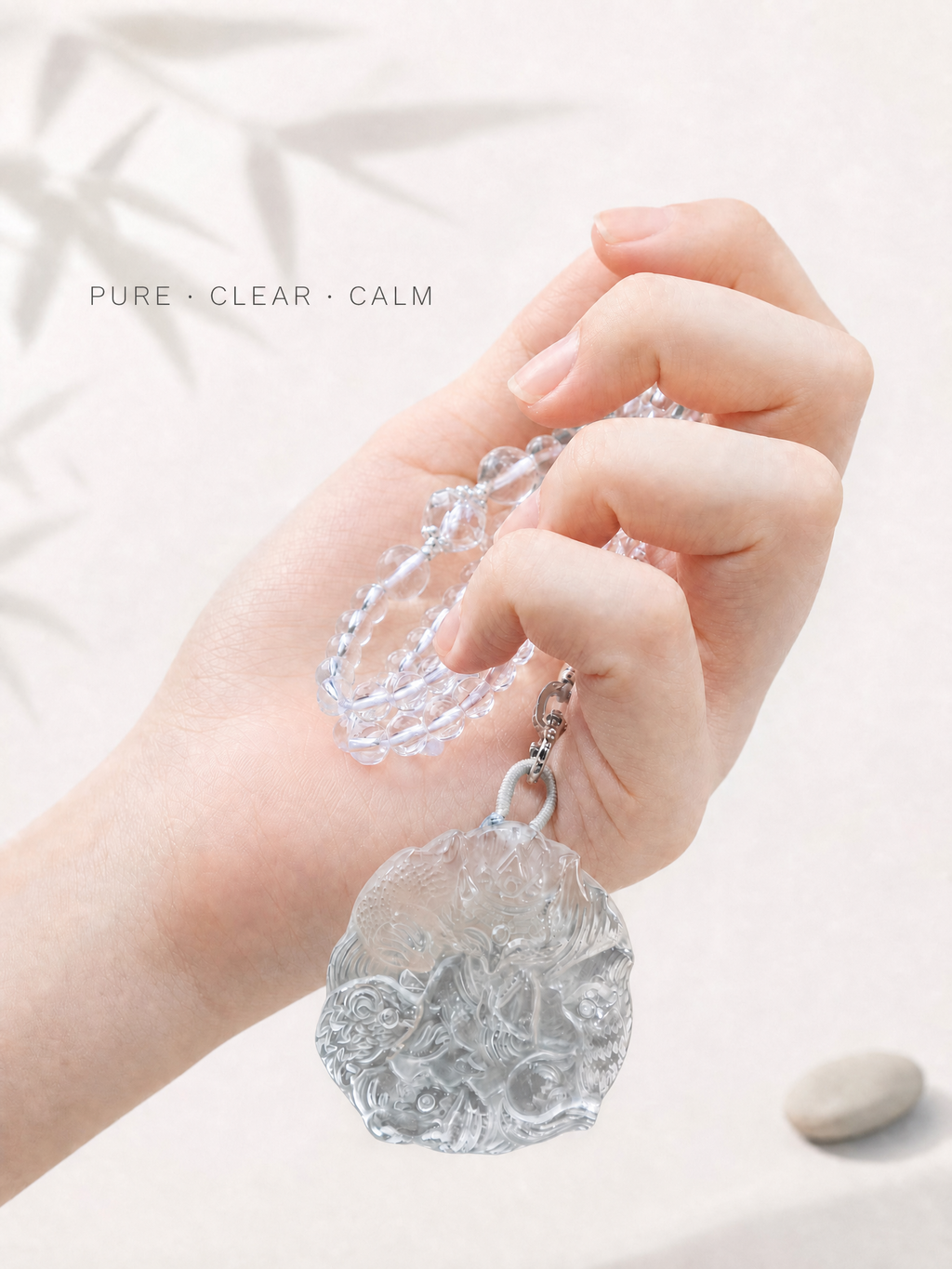 Clear Quartz Foxlight Necklace