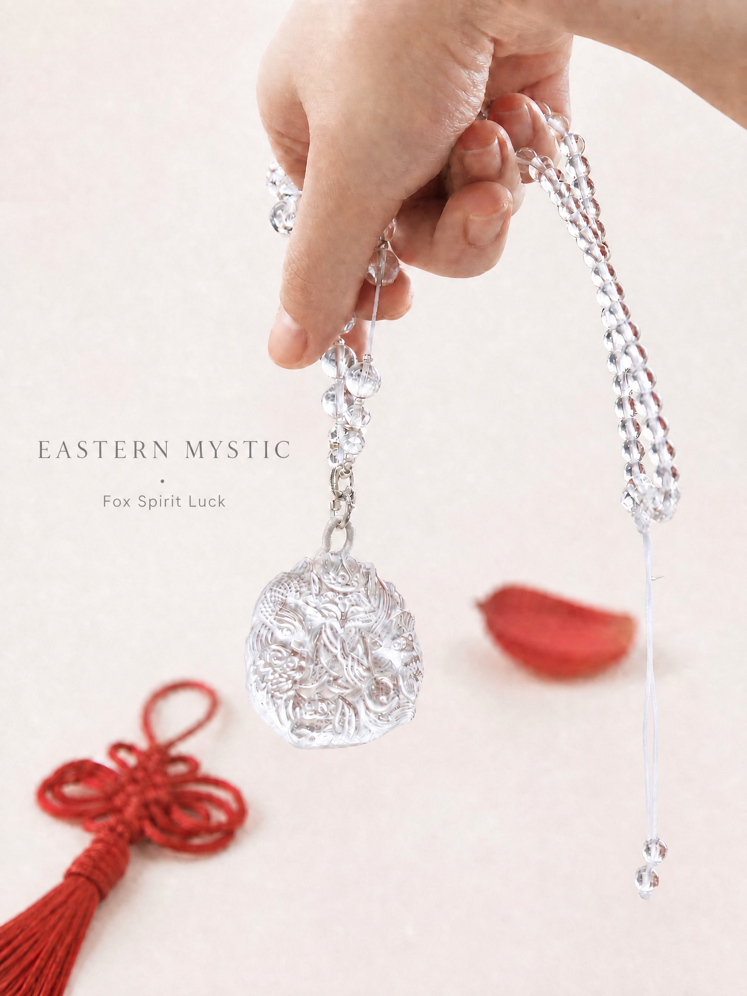 Clear Quartz Foxlight Necklace
