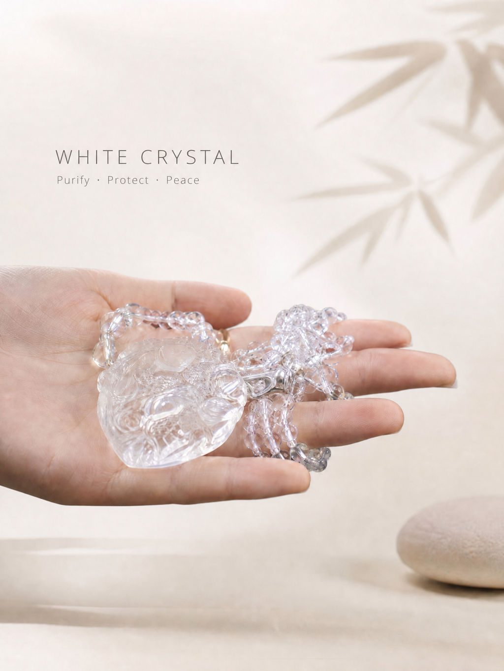 Clear Quartz Foxlight Necklace