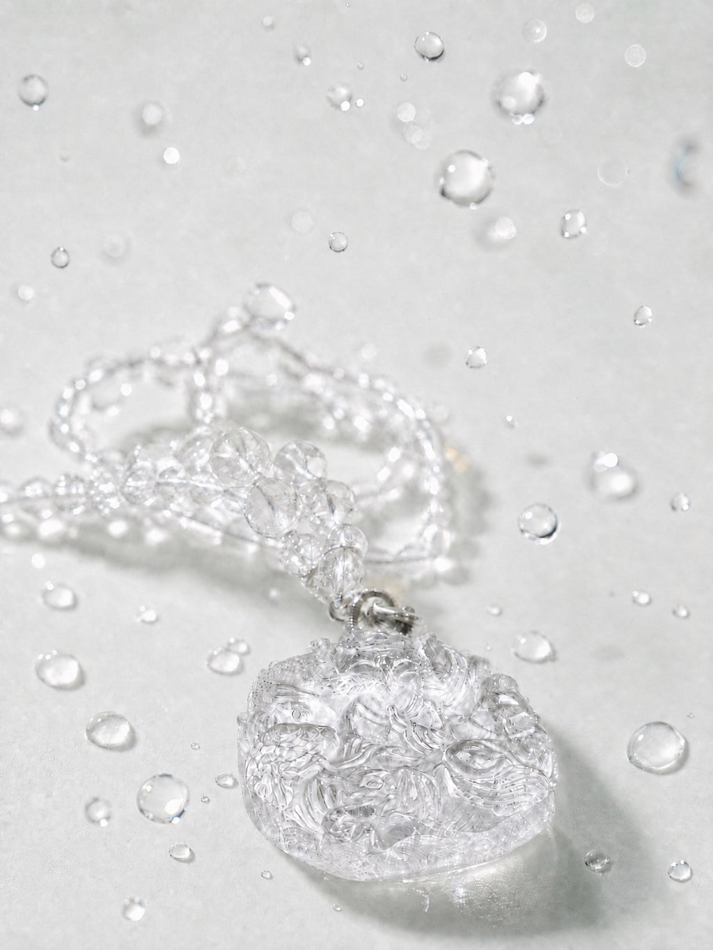 Clear Quartz Foxlight Necklace